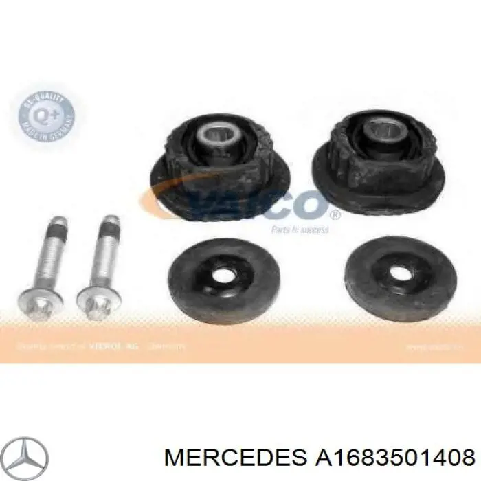 A1683501408 Mercedes suspensión, cuerpo del eje trasero