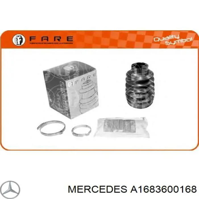 Fuelle transmisión delantero exterior Mercedes A1683600168 precio, desde 9,42 EUR