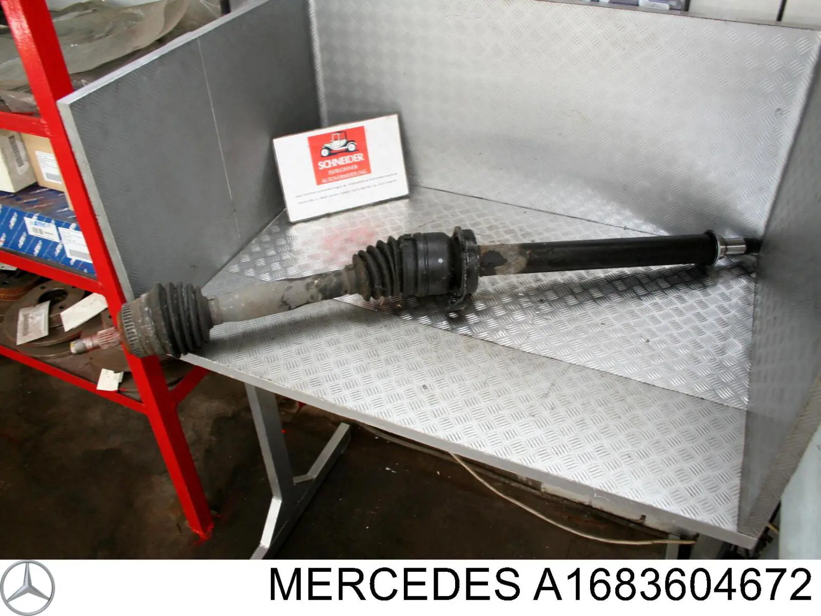 Semieje delantero derecho Mercedes 1683604672 precio, desde 75,50 EUR
