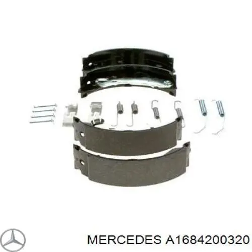 Zapatas de freno de tambor traseras Mercedes A1684200320 precio, desde 29,63 EUR