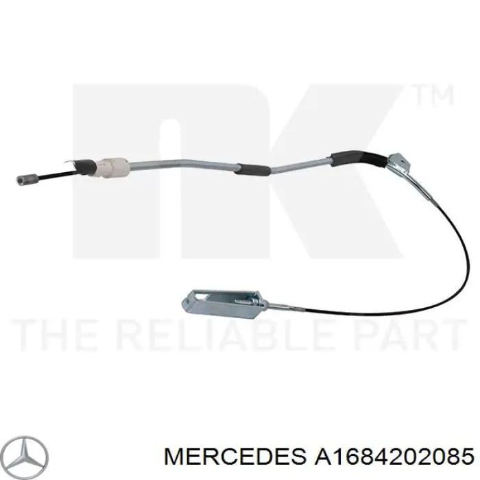 A1684202085 Mercedes cable de freno de mano delantero