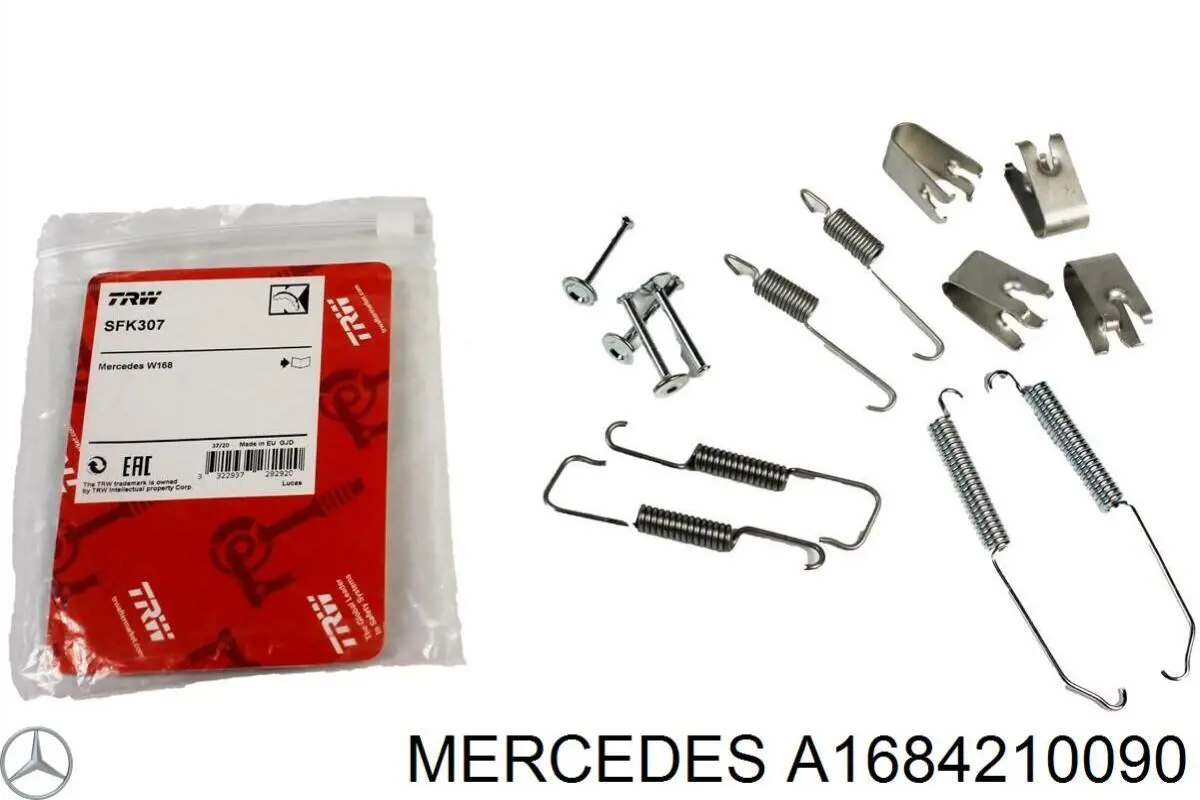 Comprar A1684210090 Mercedes Juego de reparación de pastillas de freno