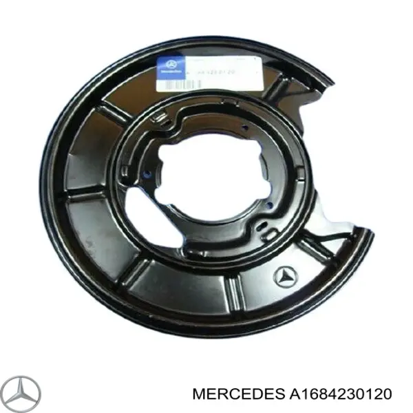 Protector de disco de freno trasero izquierdo Mercedes A1684230120 precio, desde 34,31 EUR