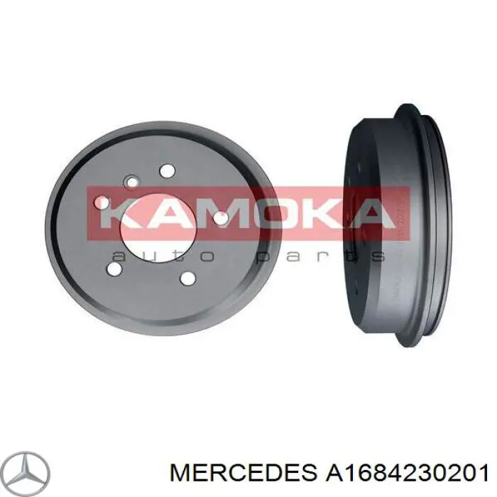 Comprar A1684230201 Mercedes Tambor de freno trasero