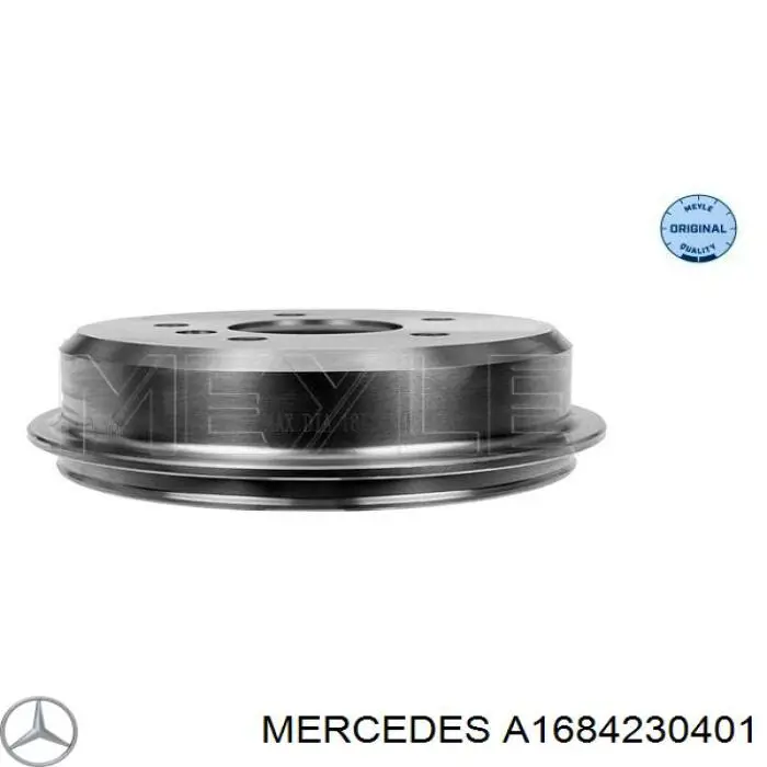 A1684230401 Mercedes freno de tambor trasero