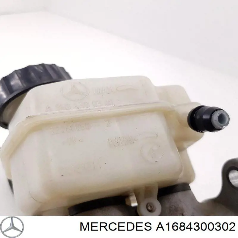 Comprar A1684300302 Mercedes Depósito de líquido de frenos, cilindro de freno principal 