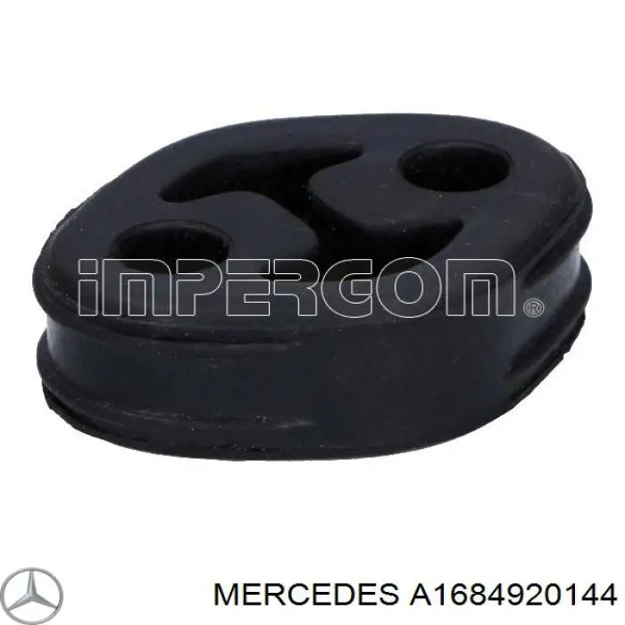 A1684920144 Mercedes soporte, silenciador