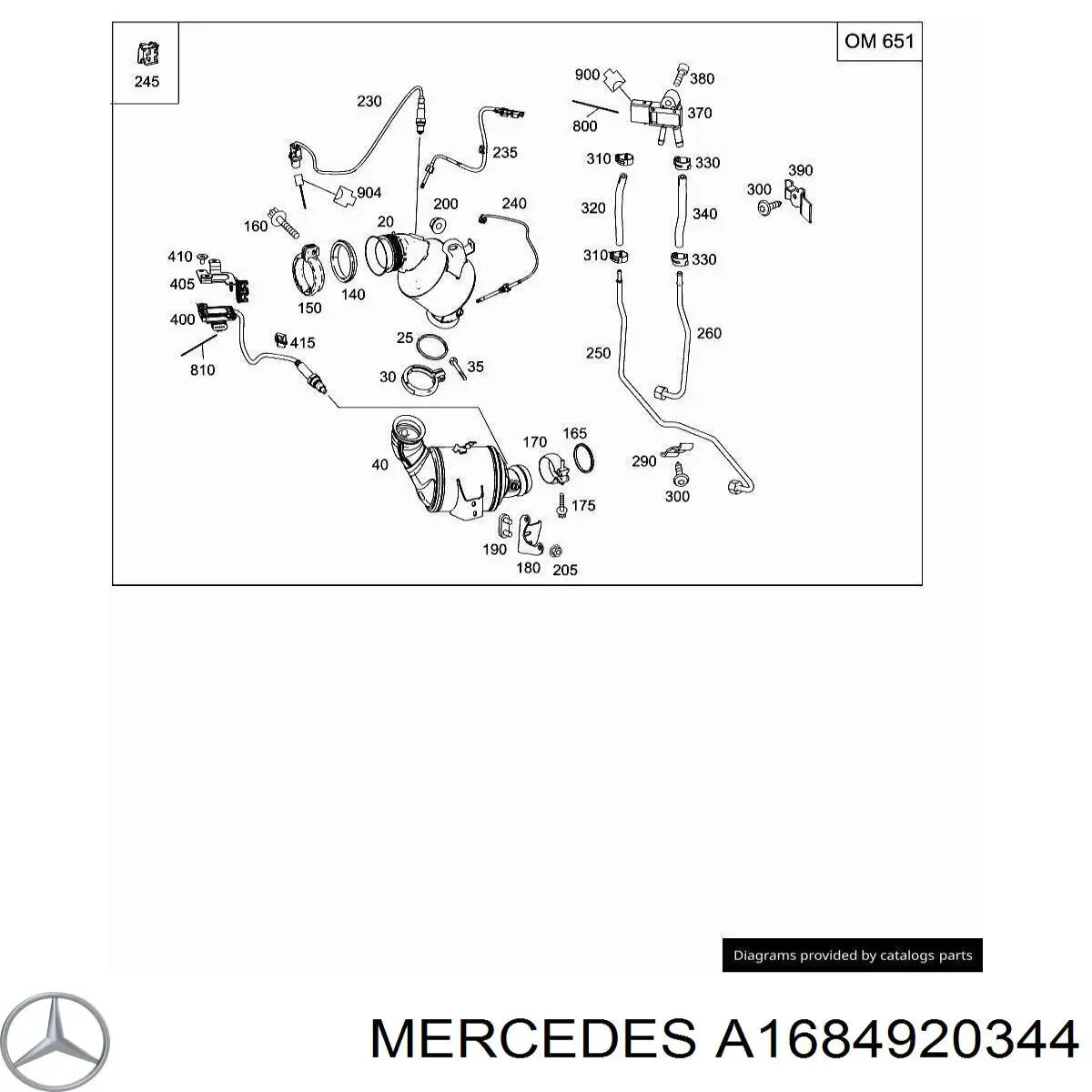 Almohadilla de tope silenciador Mercedes A1684920344 precio, desde 1,74 EUR