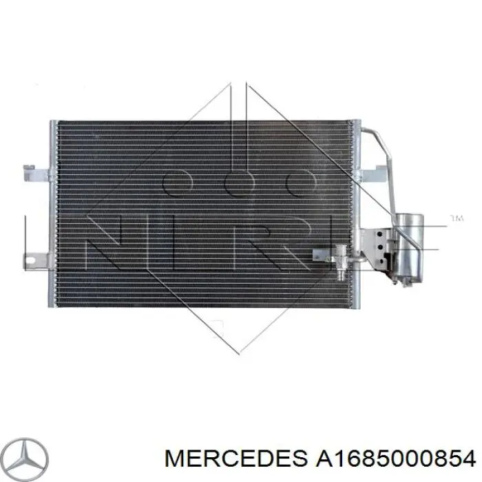 A1685000854 Mercedes Radiador de aire acondicionado