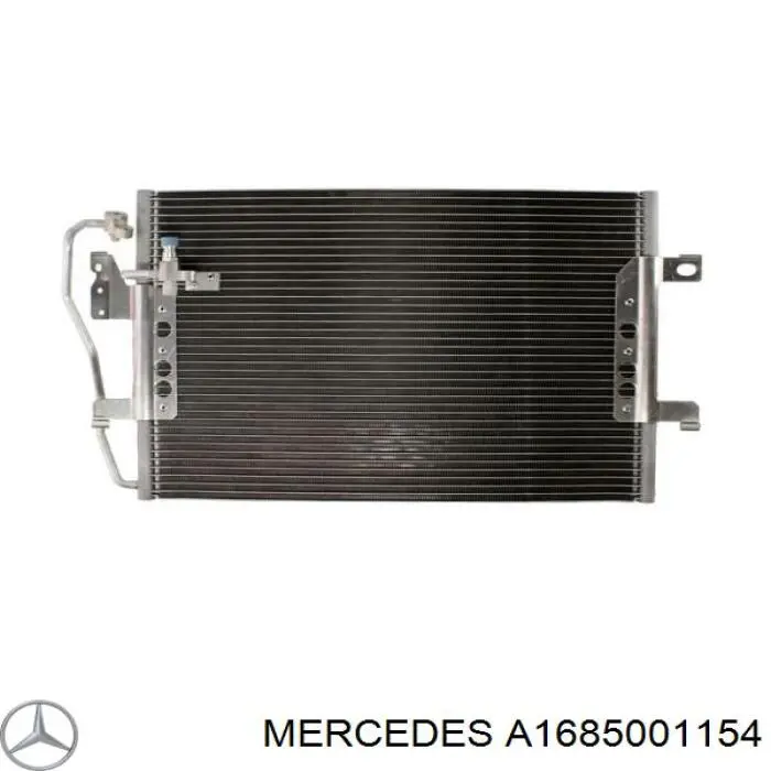 A1685001154 Mercedes condensador aire acondicionado