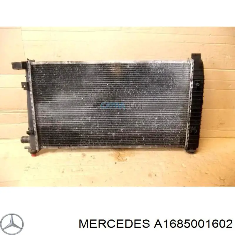 A1685001602 Mercedes radiador refrigeración del motor