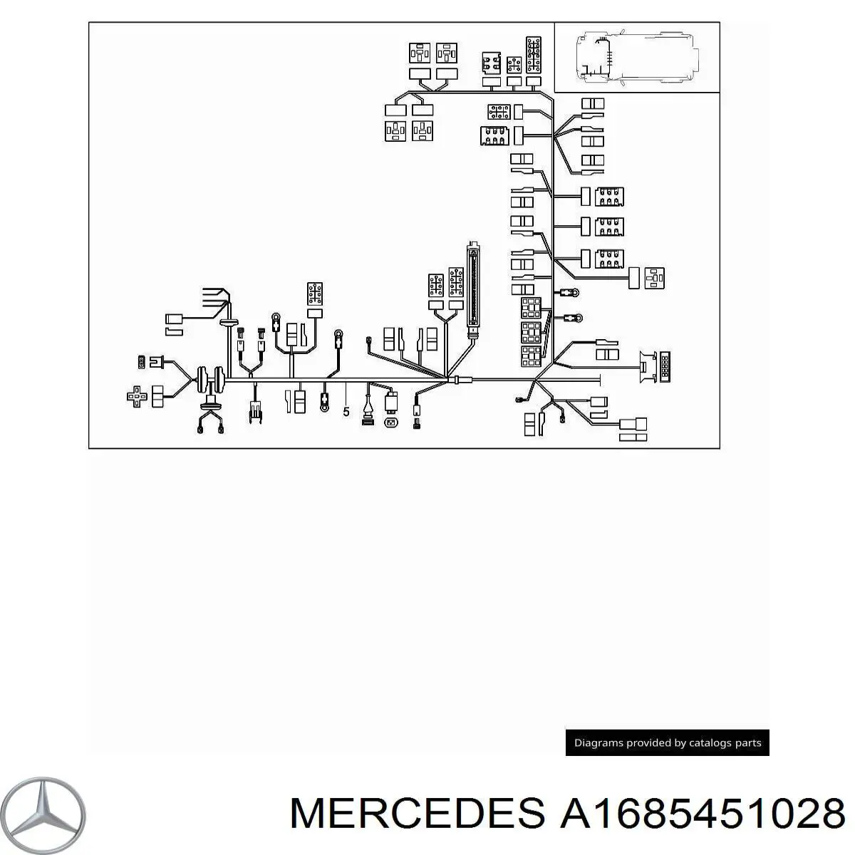  Mercedes A1685451028 precio, desde 7,82 EUR