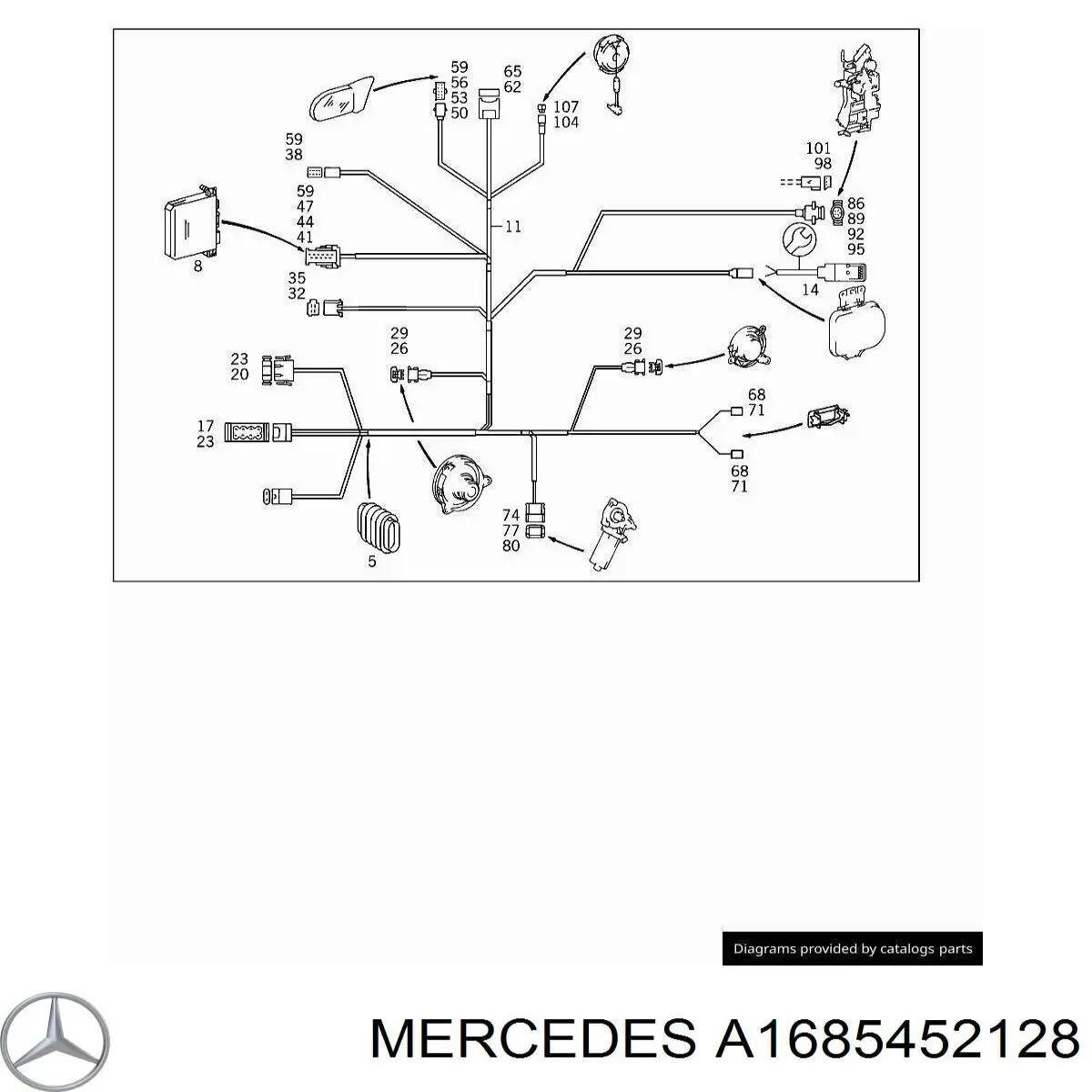 Mercedes A1685452128 precio, desde 5,63 EUR
