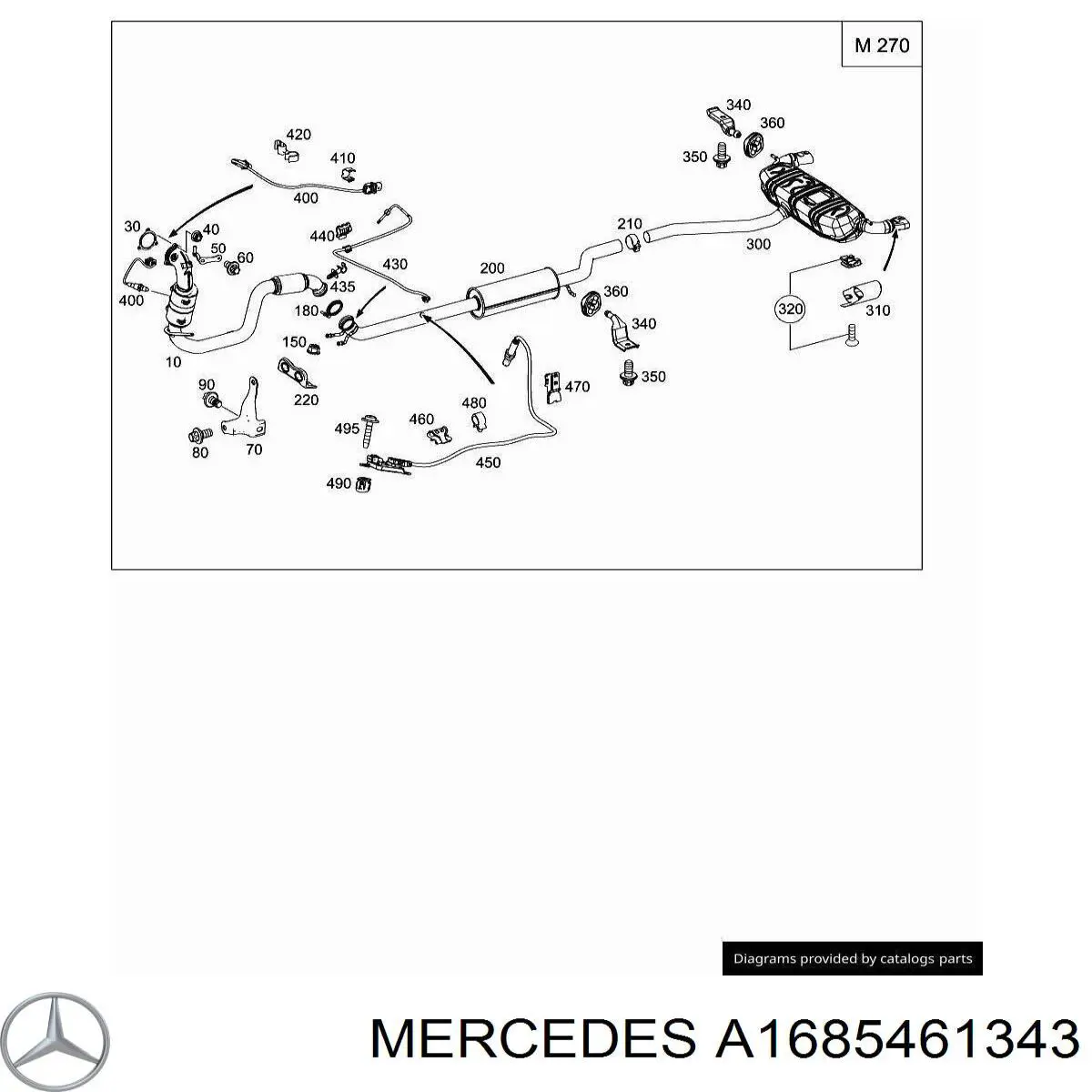  Mercedes A1685461343