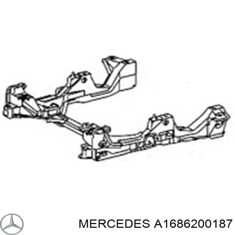 Subchasis delantero soporte motor Mercedes A1686200187 precio, desde 339,77 EUR