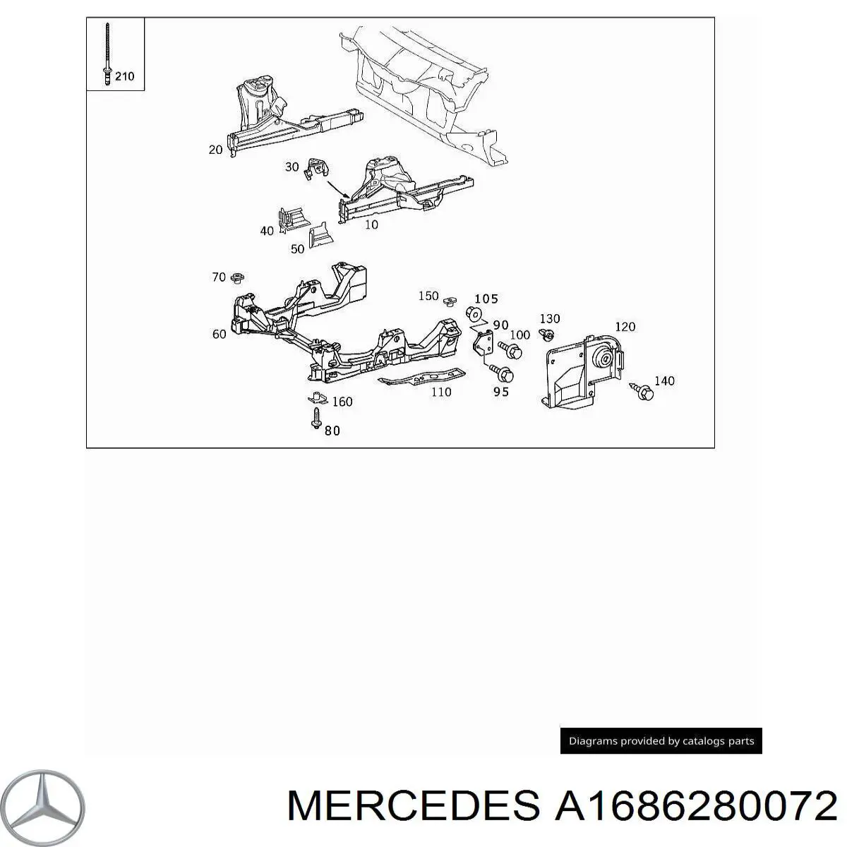 A1686280072 Mercedes 