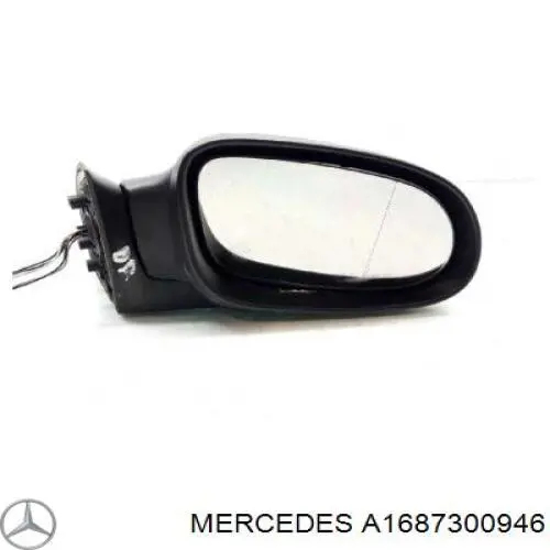 A1687300946 Mercedes mecanismo de elevalunas, puerta trasera izquierda