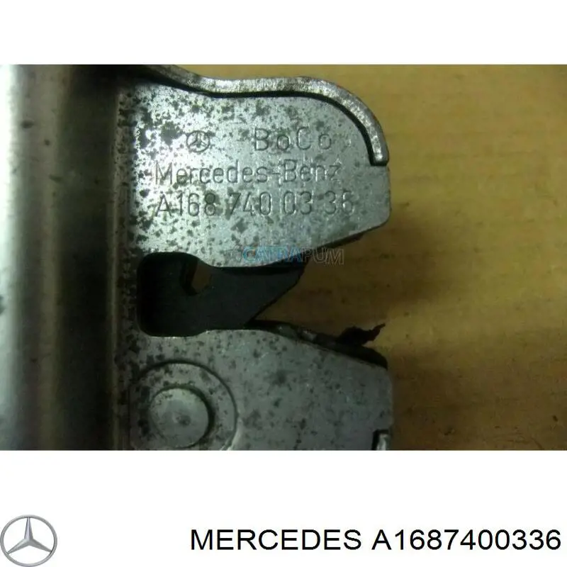 Cerradura de puerta trasera Mercedes A1687400336