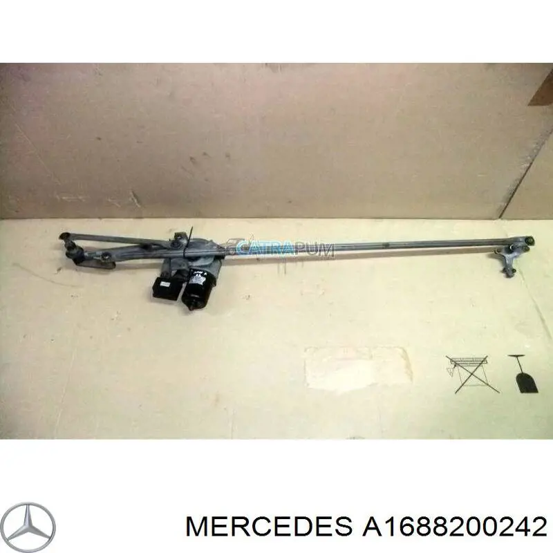 Motor limpiaparabrisas A1688200242 Mercedes