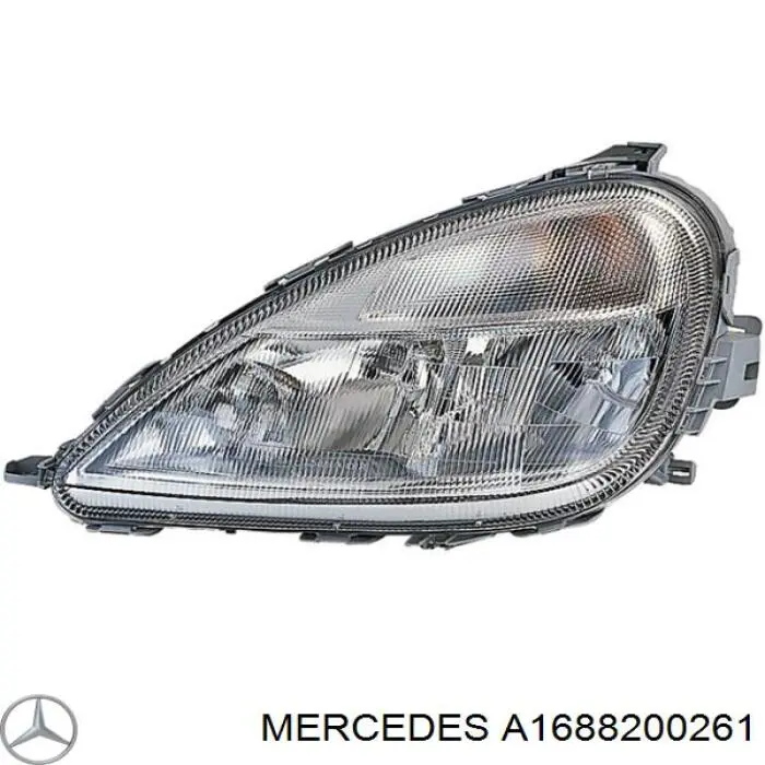 Faro derecho Mercedes A1688200261 precio, desde 60,98 EUR