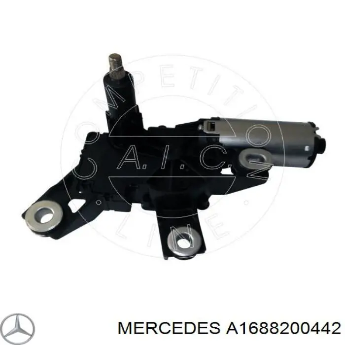 A1688200442 Mercedes motor limpiaparabrisas, trasera