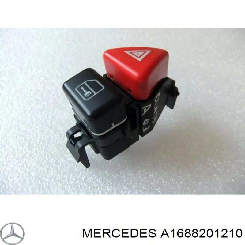 Botón de emergencia Mercedes A1688201210 precio, desde 27,59 EUR