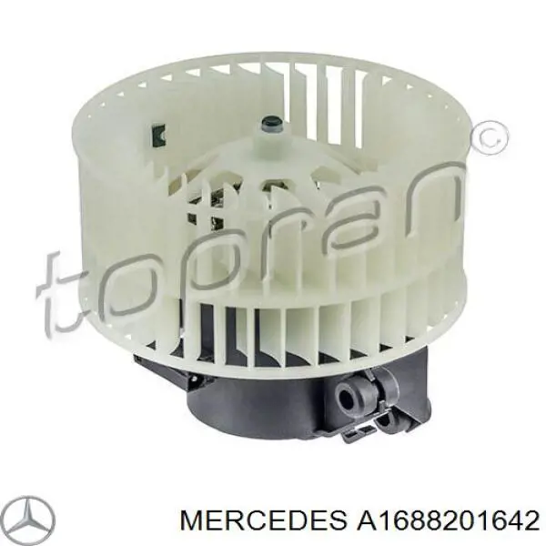 A1688201642 Mercedes Ventilador de habitáculo