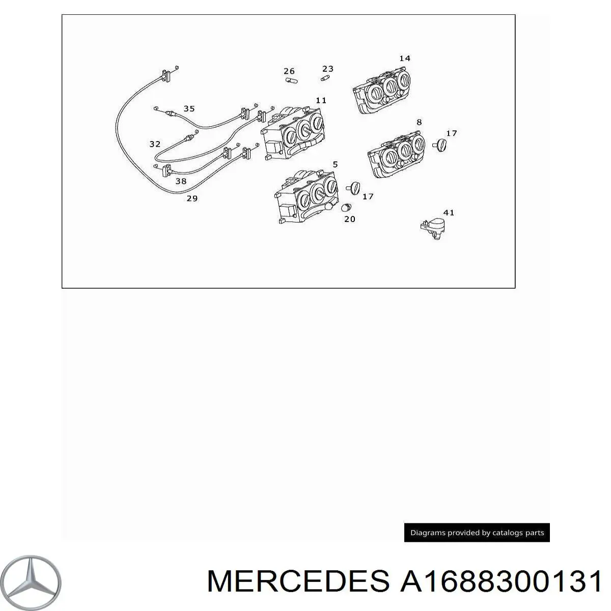 A1688300131 Mercedes 