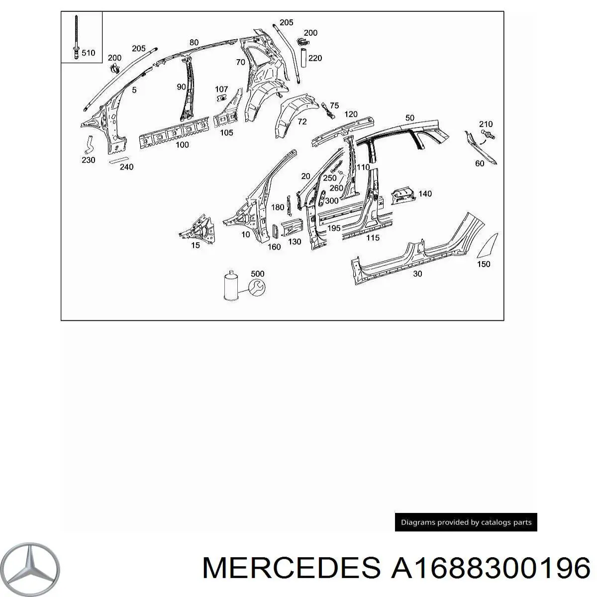 Comprar A1688300196 Mercedes 