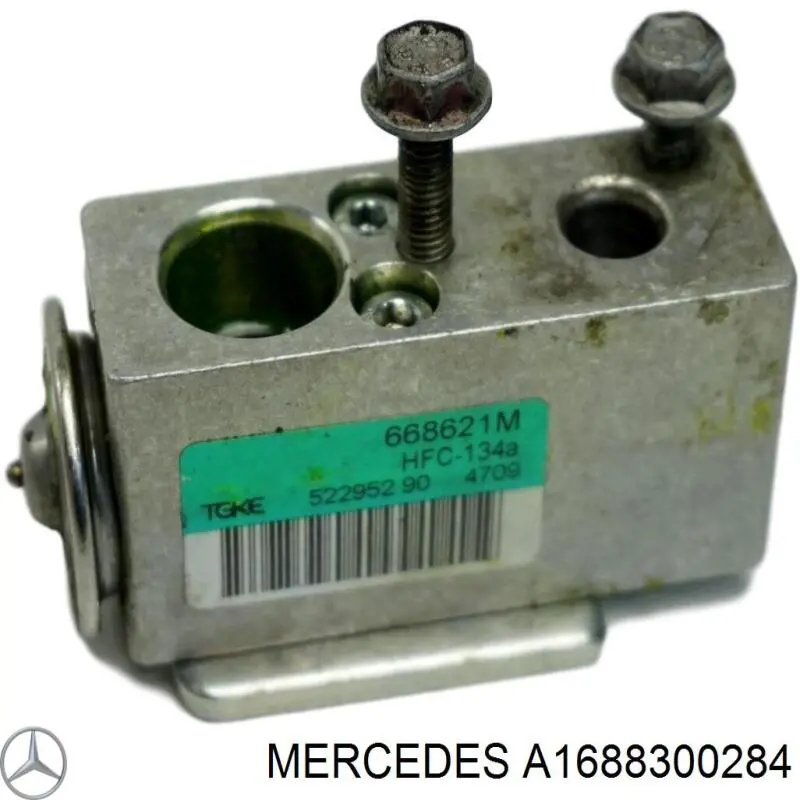 A1688300284 Mercedes válvula de expansión, aire acondicionado