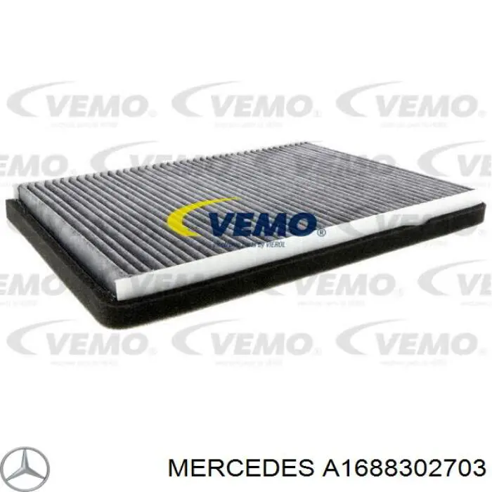 Filtro de cabina Mercedes A1688302703 precio, desde 32,34 EUR