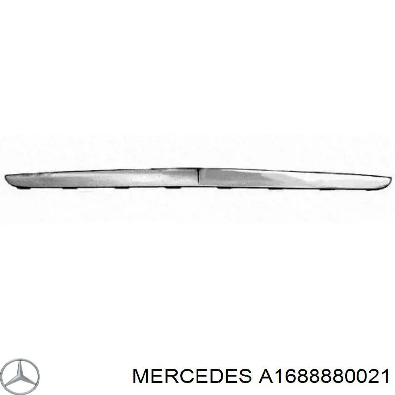 A1688880021 Mercedes panal de radiador