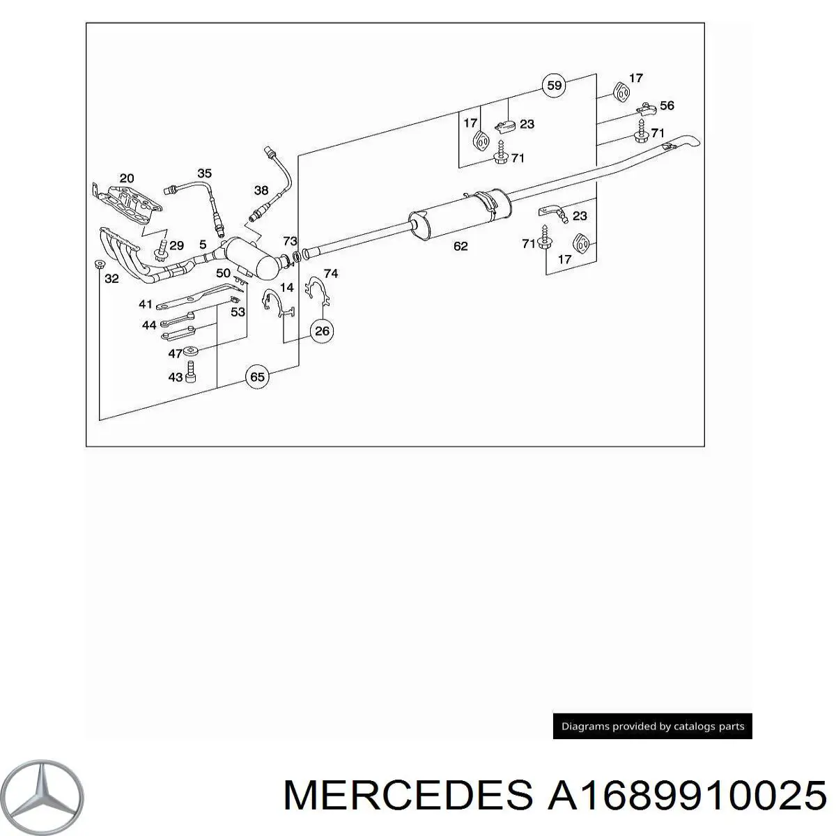 A1689910025 Mercedes