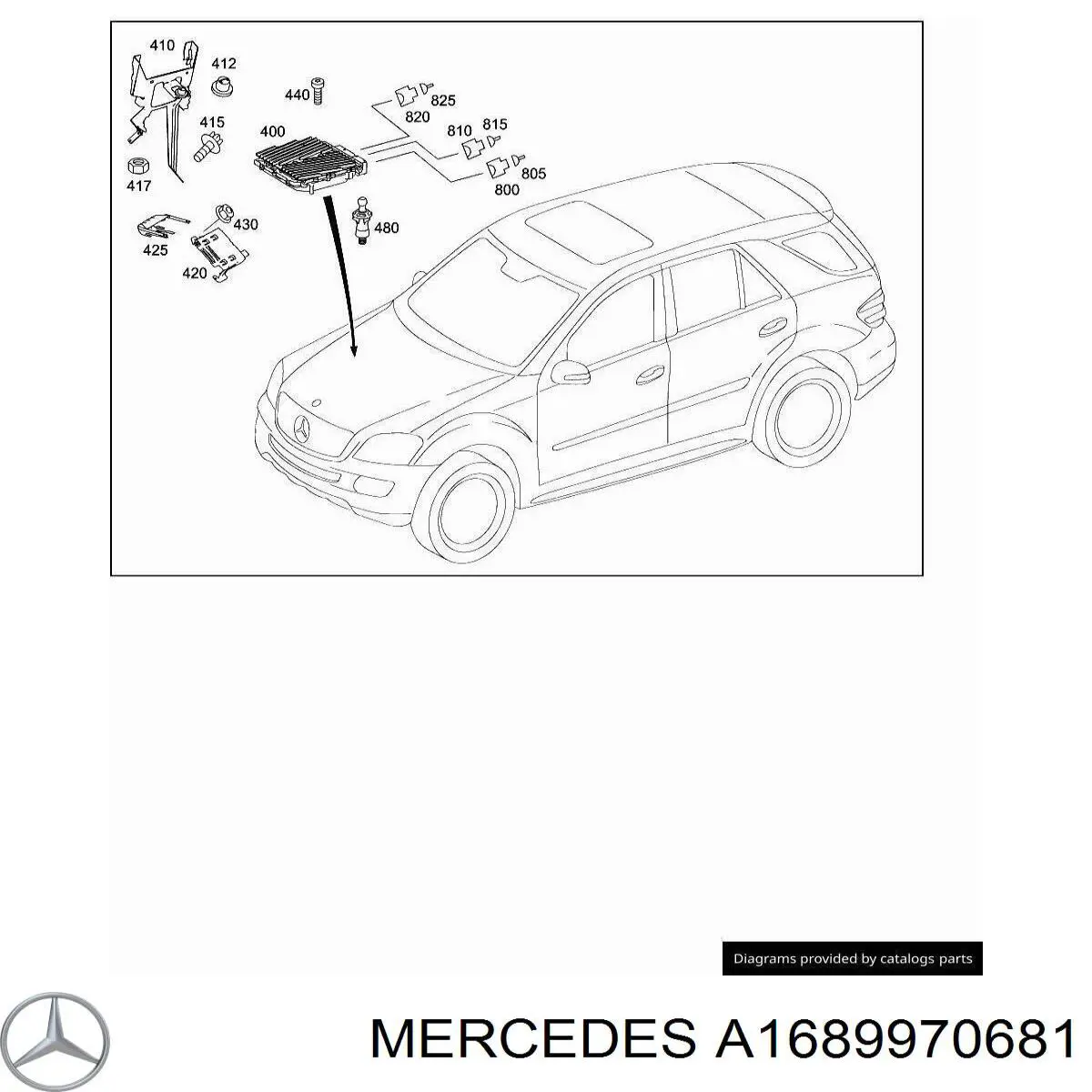  Mercedes A1689970681 precio, desde 13,46 EUR