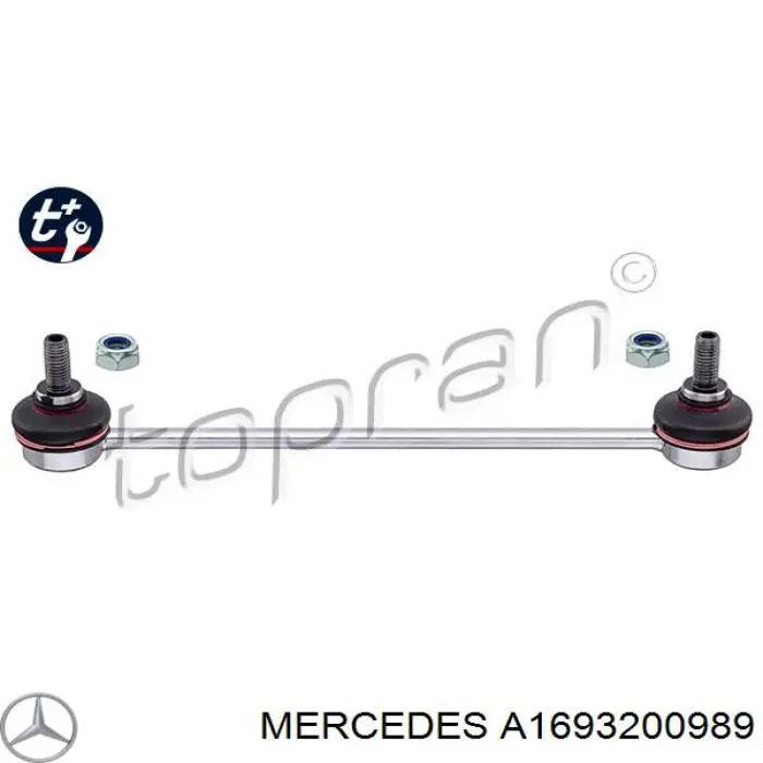 A1693200989 Mercedes soporte de barra estabilizadora delantera