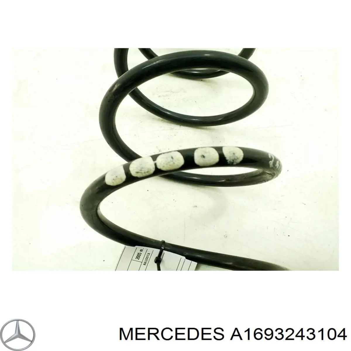 A1693243104 Mercedes muelle de suspensión eje trasero