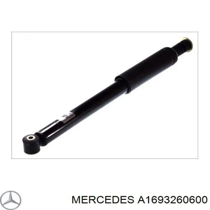 A1693260600 Mercedes amortiguador trasero