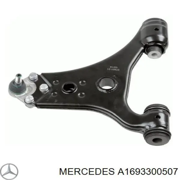 A1693300507 Mercedes barra oscilante, suspensión de ruedas delantera, inferior izquierda