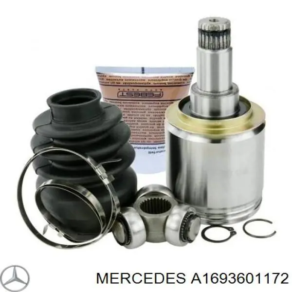 A1693601172 Mercedes árbol de transmisión delantero izquierdo