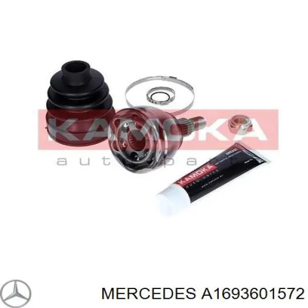 A1693601572 Mercedes árbol de transmisión delantero derecho