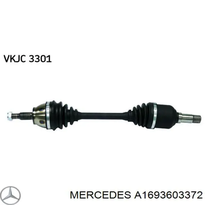 Comprar A169360337280 Mercedes Semieje delantero izquierdo