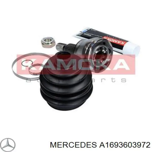 A1693603972 Mercedes Semieje delantero izquierdo
