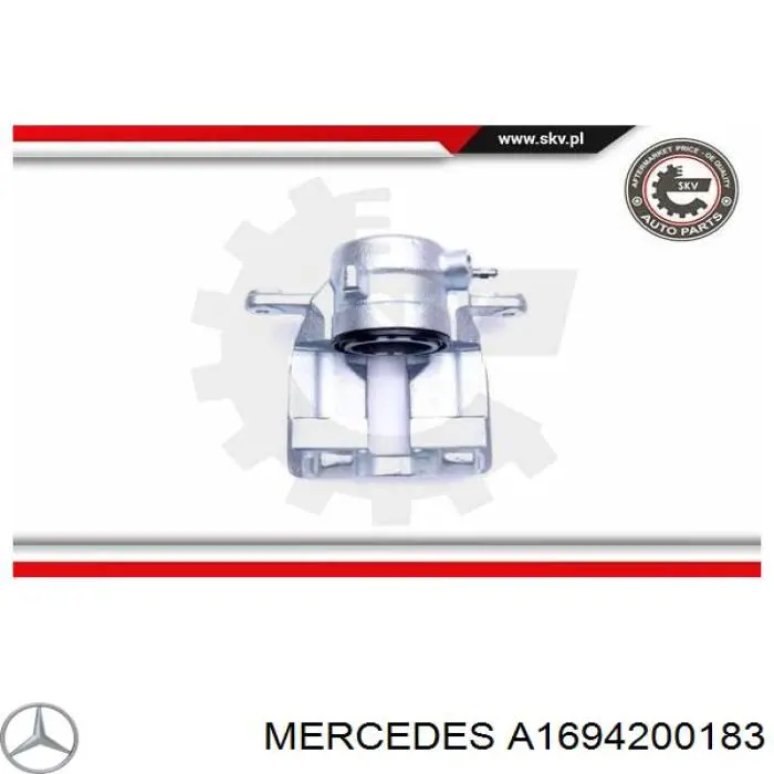 Pinza de freno delantera izquierda Mercedes A1694200183 precio, desde 61,74 EUR