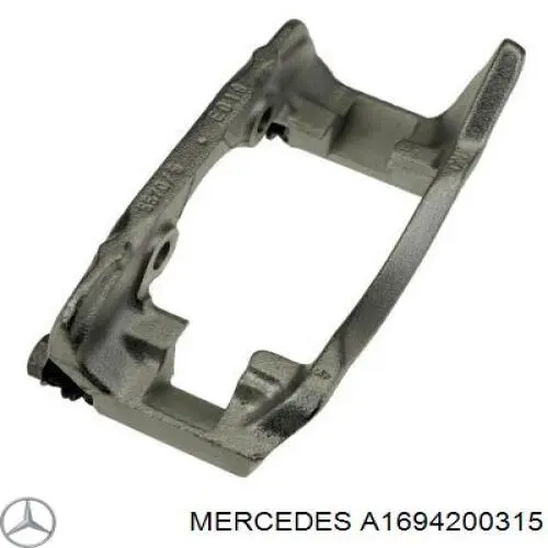 Soporte de la pinza de freno delantera A1694201315 Mercedes
