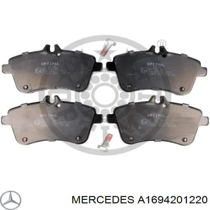 Pastillas de freno A1694201220 Mercedes