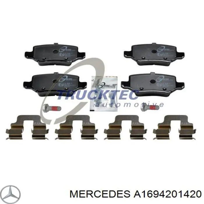Comprar A1694201420 Mercedes Pastillas de freno traseras