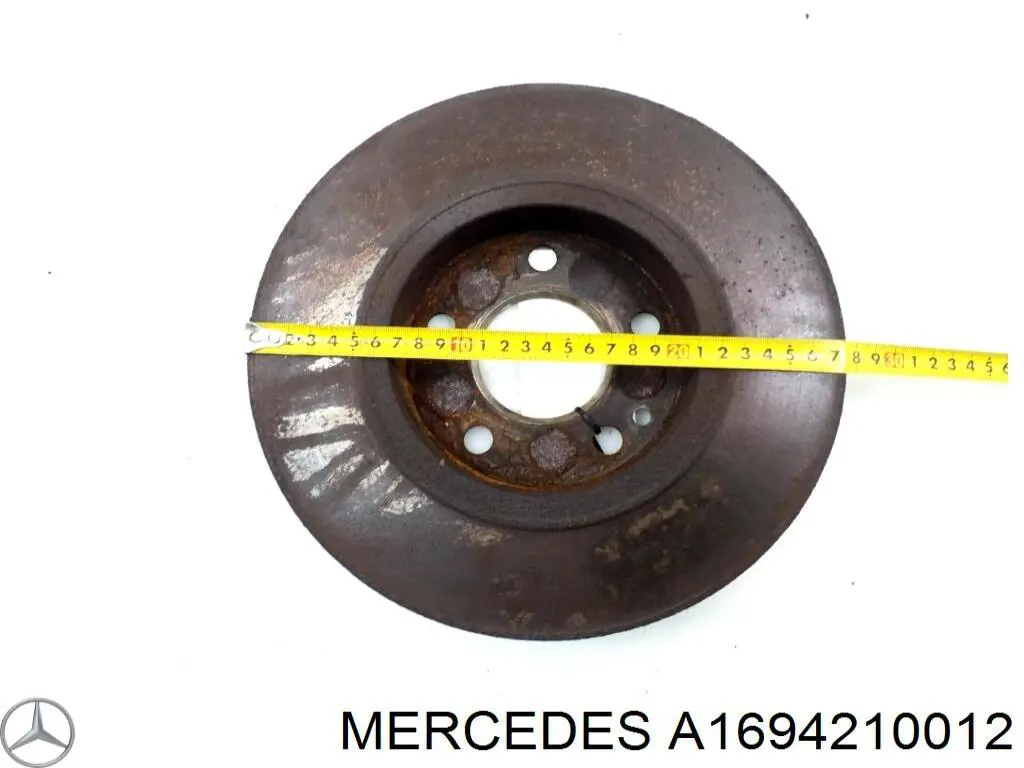 A1694210012 Mercedes freno de disco delantero