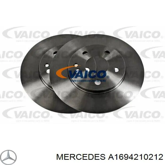 Frenos delanteros Mercedes A1694210212 precio, desde 31,35 EUR