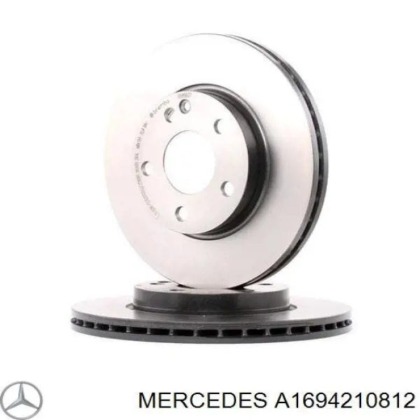 A1694210812 Mercedes freno de disco delantero