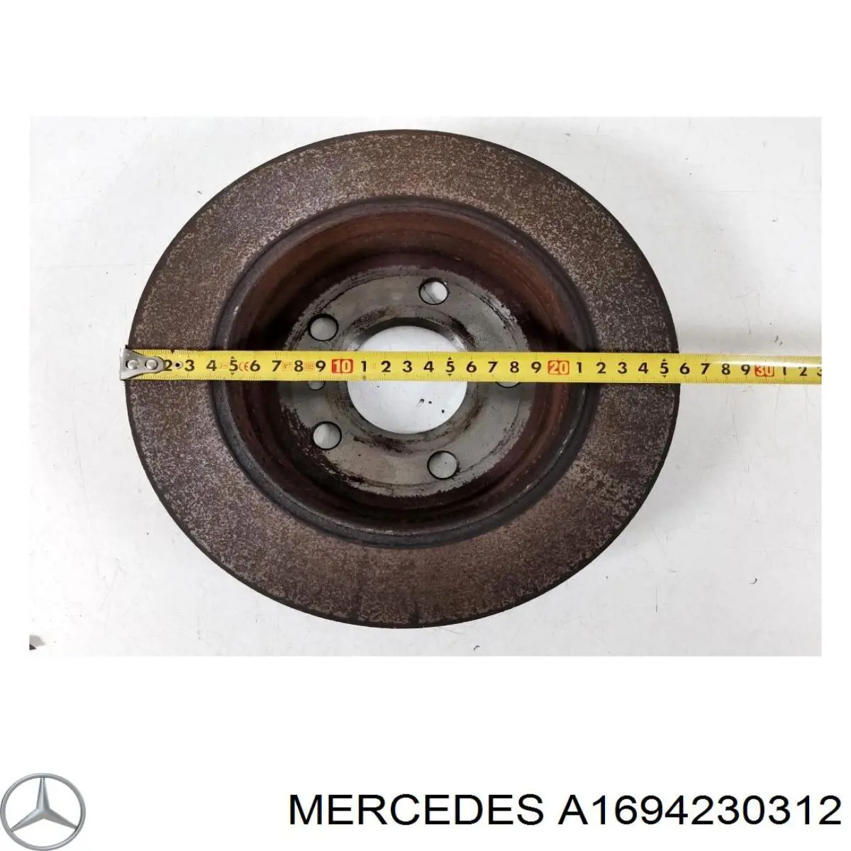 A1694230312 Mercedes disco de freno trasero